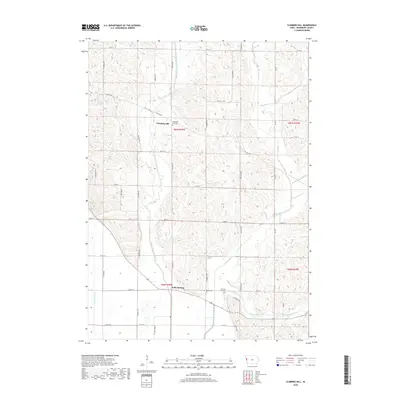 2018 Map of Climbing Hill, 2018 Print