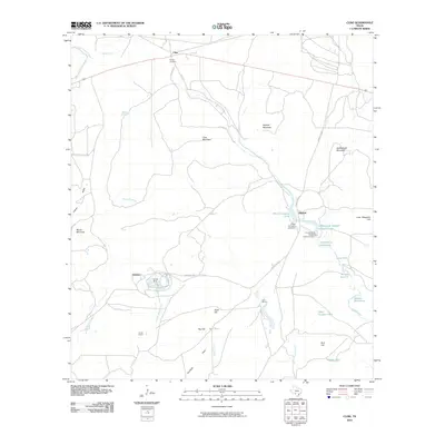 2010 Map of Cline, 2010 Print