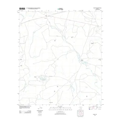 2012 Map of Cline, 2012 Print