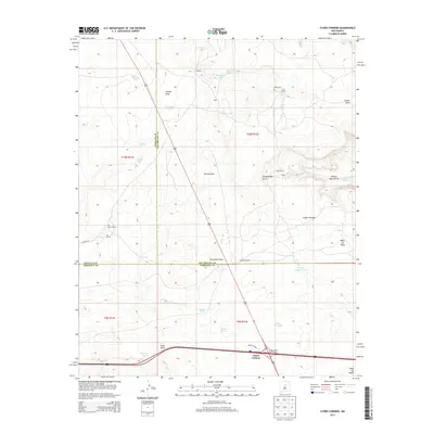 2013 Map of Clines Corners, 2013 Print