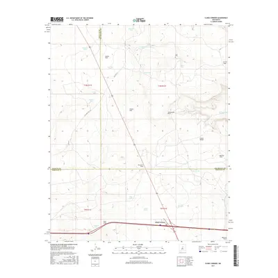 2017 Map of Clines Corners, 2017 Print