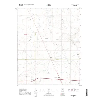 2020 Map of Clines Corners, 2020 Print