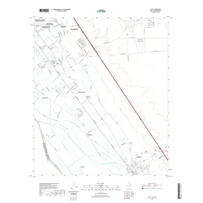 2019 Map of Clint, 2019 Print