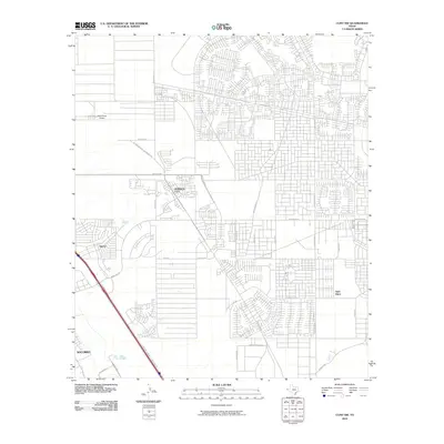 2010 Map of Clint NW, 2010 Print