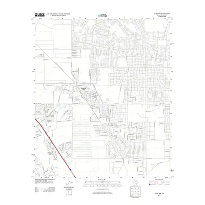 2012 Map of Clint NW, 2012 Print