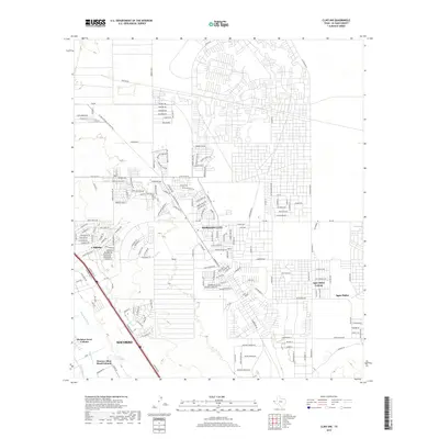 2019 Map of Clint NW, 2019 Print