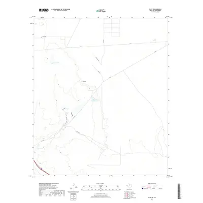 2019 Map of Clint SE, 2019 Print