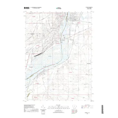 2018 Map of Clinton, 2018 Print
