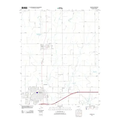 2012 Map of Clinton, 2012 Print