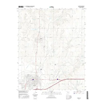 2016 Map of Clinton, 2016 Print