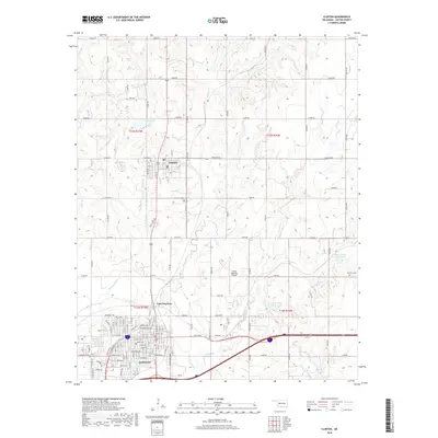 2018 Map of Clinton, 2018 Print