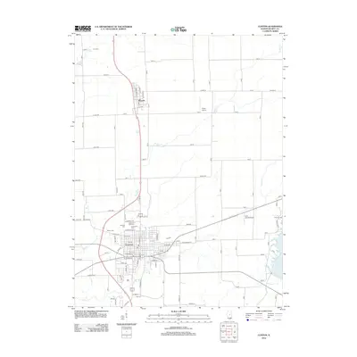 2012 Map of Clinton, 2012 Print