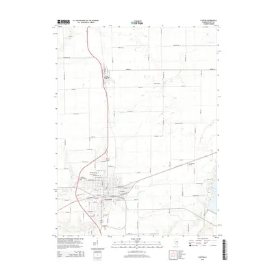 2015 Map of Clinton, 2015 Print
