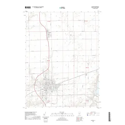 2018 Map of Clinton, 2018 Print