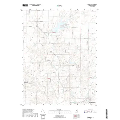 2019 Map of Clinton Falls, 2019 Print