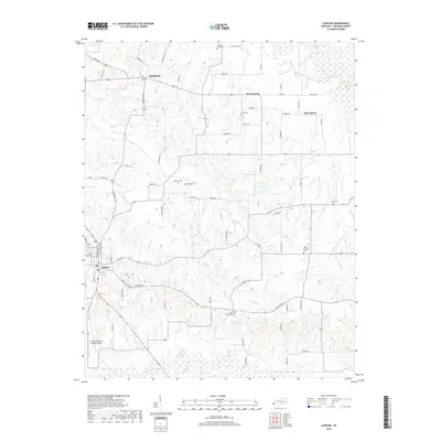 2019 Map of Clinton, 2019 Print