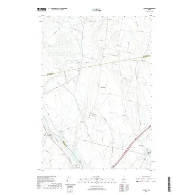 2018 Map of Clinton, 2018 Print