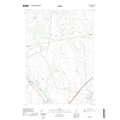 2021 Map of Clinton, 2021 Print