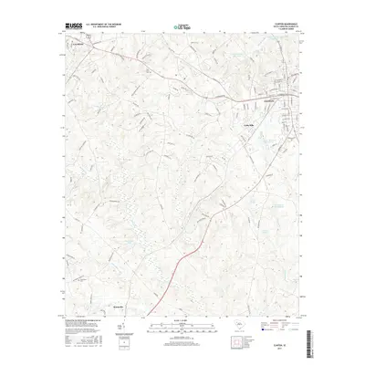 2017 Map of Clinton, 2017 Print