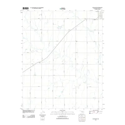 2012 Map of Clinton NE, 2012 Print