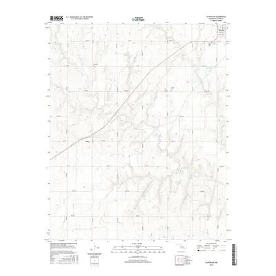 2016 Map of Clinton NE, 2016 Print