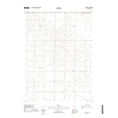 2017 Map of Clinton NE, 2017 Print
