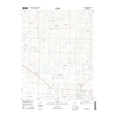 2015 Map of Clinton North, 2015 Print