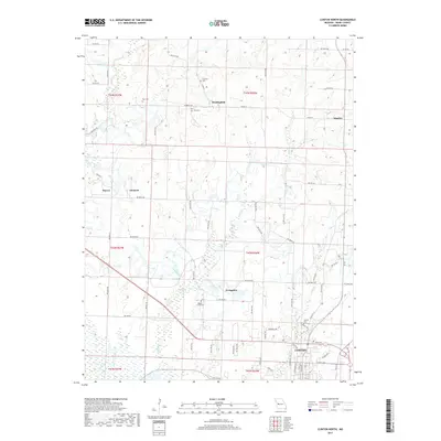 2017 Map of Clinton North, 2017 Print