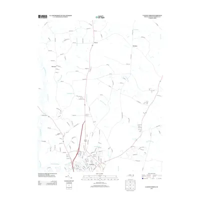 2013 Map of Clinton North, 2013 Print