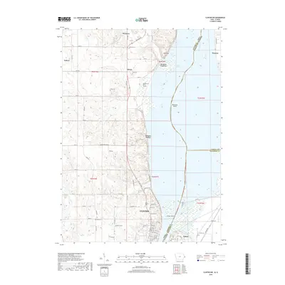 2018 Map of Clinton NW, 2018 Print