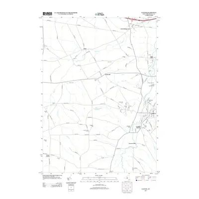 2013 Map of Clinton, 2013 Print