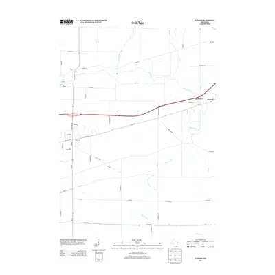 2013 Map of Clinton, 2013 Print