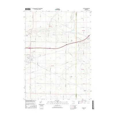 2016 Map of Clinton, 2016 Print
