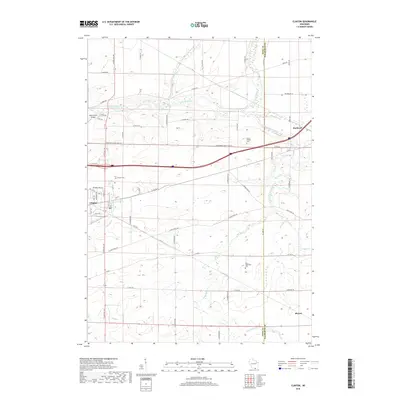 2018 Map of Clinton, 2018 Print