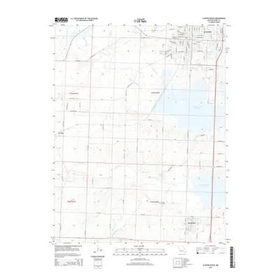 2015 Map of Clinton South, 2015 Print