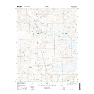 2014 Map of Clinton, 2014 Print