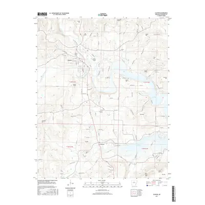 2017 Map of Clinton, 2017 Print