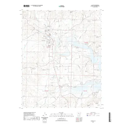 2020 Map of Clinton, 2020 Print