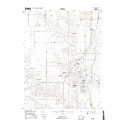 2016 Map of Clinton, 2016 Print