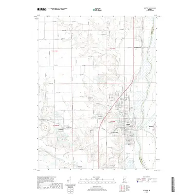 2019 Map of Clinton, 2019 Print