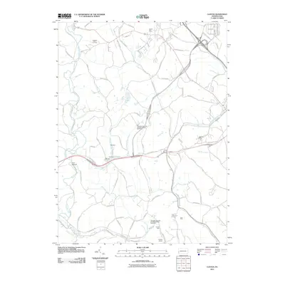 2010 Map of Clinton, 2010 Print