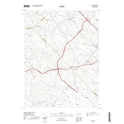 2019 Map of Clinton, 2019 Print