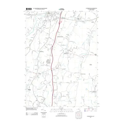 2013 Map of Clintondale, 2013 Print