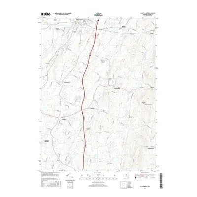 2016 Map of Clintondale, 2016 Print