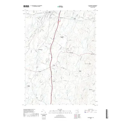 2019 Map of Clintondale, 2019 Print
