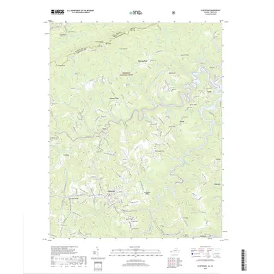 2019 Map of Clintwood, 2019 Print