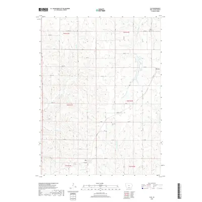 2018 Map of Clio, 2018 Print