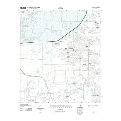 2010 Map of Clodine, 2010 Print