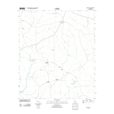 2011 Map of Clopton, 2011 Print
