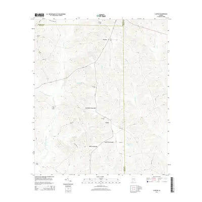2014 Map of Clopton, 2014 Print
